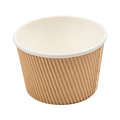 KARTONSKA TERMO POSUDA 500 ML Ø11,5/8,8x7,5 CM SMEĐA 25/1
