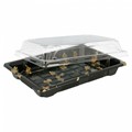 POSUDA ZA SUSHI CRNA 18,8x13,3x4,5 CM 50/1