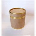 KUTIJA OKRUGLA 7,3 X 8CM SA ZLATNIM RUBOM