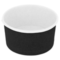 KARTONSKA POSUDICA ZA SLADOLED 120 ML 7,7x4,7 CM CRNA 50/1