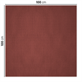STOLNJAK U LISTU 100X100 CM BORDO
