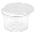 PLASTIČNA POSUDA+POKLOPAC 375 ML Ø11,7x6,1 CM PROZIRNA