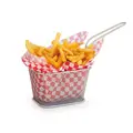 MINI FRITEZA "ARTINOX" 10x10x7,5 CM NEHRĐAJUĆI ČELIK SREBRNA