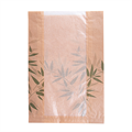 KRAFT VREĆICA ZA KRUH "FEEL GREEN" S ECO PROZOROM 26+10x38 CM NATURAL 125/1