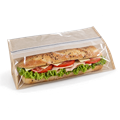 DAVPAR PAPIRNATA VREĆICA 350X160+50 MM S PROZOROM I SAMOLJEPLJIVOM TRAKOM 500/1