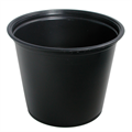 PLASTIČNA UMAK POSUDICA 165 ML Ø7,4x6 CM CRNA 250/1