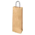 PAPIRNATA VREĆICA S RUČKOM ZA JEDNU BOCU ZLATNA 14+8x40 CM