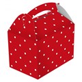 KARTONSKA PARTY KUTIJA "POLKA DOTS" 17x16x10 CM