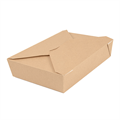 KARTONSKA KUTIJA LUNCH BOX 1470 ML 19,6x14x4,5 CM NATURAL "THEPACK"