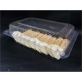 PLASTIČNA KUTIJA ZA 6 KOLAČA M6 26x16,5x9,5 CM