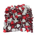 KRISTAL 10 MM 60 G - OBLIK SRCE CRVENO