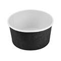 KARTONSKA POSUDA ZA SALATU 1000 ML Ø15/12,9x8 CM CRNA