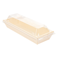 POSUDA DRVENA+POKLOPAC PLASTIČNI SMEĐA 19x7x5,5 CM