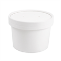 KARTONSKA POSUDA + POKLOPAC 240 ML BIJELA 25/1
