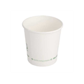 PAPIRNATA ČAŠA "PLASTIC FREE" 120 ML Ø6,3/4,5x6 CM BIJELA 1000/1