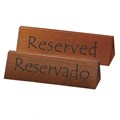 OZNAKA "RESERVED & RESERVADO"