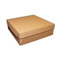 KARTONSKA KUTIJA S POKLOPCEM 30x30x10 CM REBRASTA SMEĐA