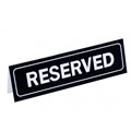 OZNAKA "RESERVED" 18x5,5 CM