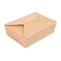 KARTONSKA KUTIJA LUNCH BOX 1980 ML 19,6x14x6,2 CM NATURAL "THEPACK"