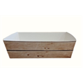 VIŠENAMJENSKA KARTONSKA POSUDICA SMEĐA NEPROPUSNA 155x95x53 MM