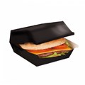 KARTONSKA KUTIJA LUNCH BOX 22,5x18x9 CM CRNA