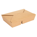 KRAFT KUTIJA LUNCH BOX 1 PREGRADA 740 + 530 ML 21,3x15,5x4,6 CM SMEĐA