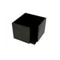 DRŽAČ SALVETA BAMBUS 13,5X13,5X10 CM CRNI