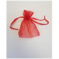 VREĆICA ORGANZA 10X13CM CRVENA 12/1