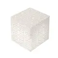 KARTONSKA KUTIJA ZA TORTU VISOKA BIJELA SA ZLATNIM UZORKOM 35,6x35,6x30,5 CM