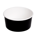 KARTONSKA POSUDA ZA SALATU Ø 14,5/12,5x7 CM 750 ML CRNA 50/1