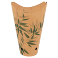 KARTONSKA KUTIJA CHIPS CUPS "FEEL GREEN" 660 ML 8,5x18 CM SMEĐI 50/1