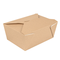KARTONSKA KUTIJA LUNCH BOX "THEPACK" 2880 ML 19,6x14x9 CM NATURAL