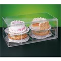 STOLNA VITRINA 2 RAZINE 64x33x25,5 CM