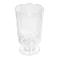 PLASTIČNA ČAŠA 95 ML Ø 4,8x8,5 CM KRISTAL PROZIRNA 15/1
