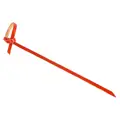 PIKALICA ČVOR BAMBUS 9 CM CRVENA 100/1