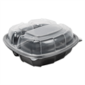 POSUDA + POKLOPAC 2PR 1130 ML 22,9X23,3X8,2 CM CRNA