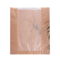 KRAFT VREĆICA ZA KRUH "FEEL GREEN" S ECO PROZOROM 26+4x30 CM NATURAL 250/1