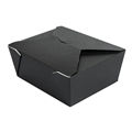 KARTONSKA KUTIJA LUNCH BOX "THEPACK" 1350 ML 15,2x12,1x6,5 CM CRNA