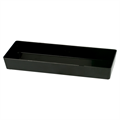 PLASTIČNI POSLUŽAVNIK 13,1x4,6x1,8 CM CRNI 12/1