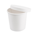 KARTONSKA POSUDA + POKLOPAC 780 ML BIJELA 25/1