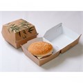 KUTIJA ZA HAMBURGER "FEEL GREEN" 17x17x8 CM 50/1