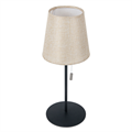 BEŽIČNA METALNA LED LAMPA 4000 mAH Ø 12,5x33 CM CRNA/NATURAL