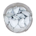 SRCE BIJELO METALNO 2,5 CM 24/1