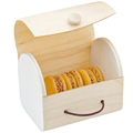 DRVENA KUTIJA ZA 3 MACAROONSA 11X5X8 CM NATUR