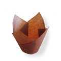PAPIRNATA KOŠARICA TULIPAN FI 5X5,5/8CM SMEĐA 200/1