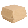 KRAFT KUTIJA ZA HAMBURGER REBRASTA 14x12,5x8 CM SMEĐA 50/1