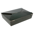KARTONSKA KUTIJA LUNCH BOX 1470 ML 19,7X 14X 4,6 CM CRNA