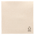 SALVETA "DOUBLE POINT" 19 GSM 2 SL 25x25 CM NATUR 50/1