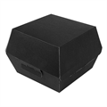 KARTONSKA KUTIJA ZA HAMBURGER "THEPACK" 14,4X13,6X9,2 CM CRNA 50/1