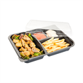 POSUDA ZA VAN SA 4 PEGRADE 24,2x18,2x4,5 CM CRNA PP